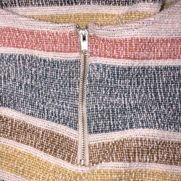 Green Envelope size medium striped cotton top - Picture 4 of 5